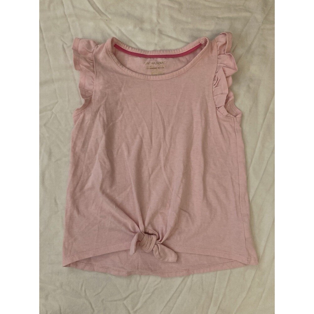 Size M (5-6) Cynthia Rowley girls clothes - 1 piece T shirt | solid pink theme